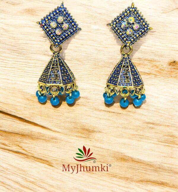 Oxidised Jhumka Earring For Women